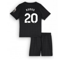 Tottenham Hotspur Mohammed Kudus #20 Koszulka Wyjazdowa dzieci 2025-26 Krótki Rękaw (+ krótkie spodenki)